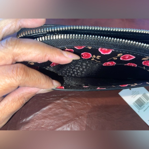 Kate Spade Laurel Way Hazy Rose Neda wristlet wallet NWT Coquette feminine ditsy - Picture 6 of 9